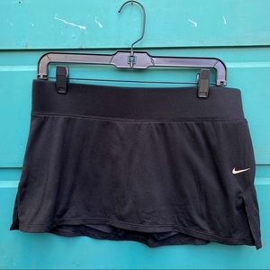 Nike Ultra Mini Y2K Black Tennis Skirt Skort Medium